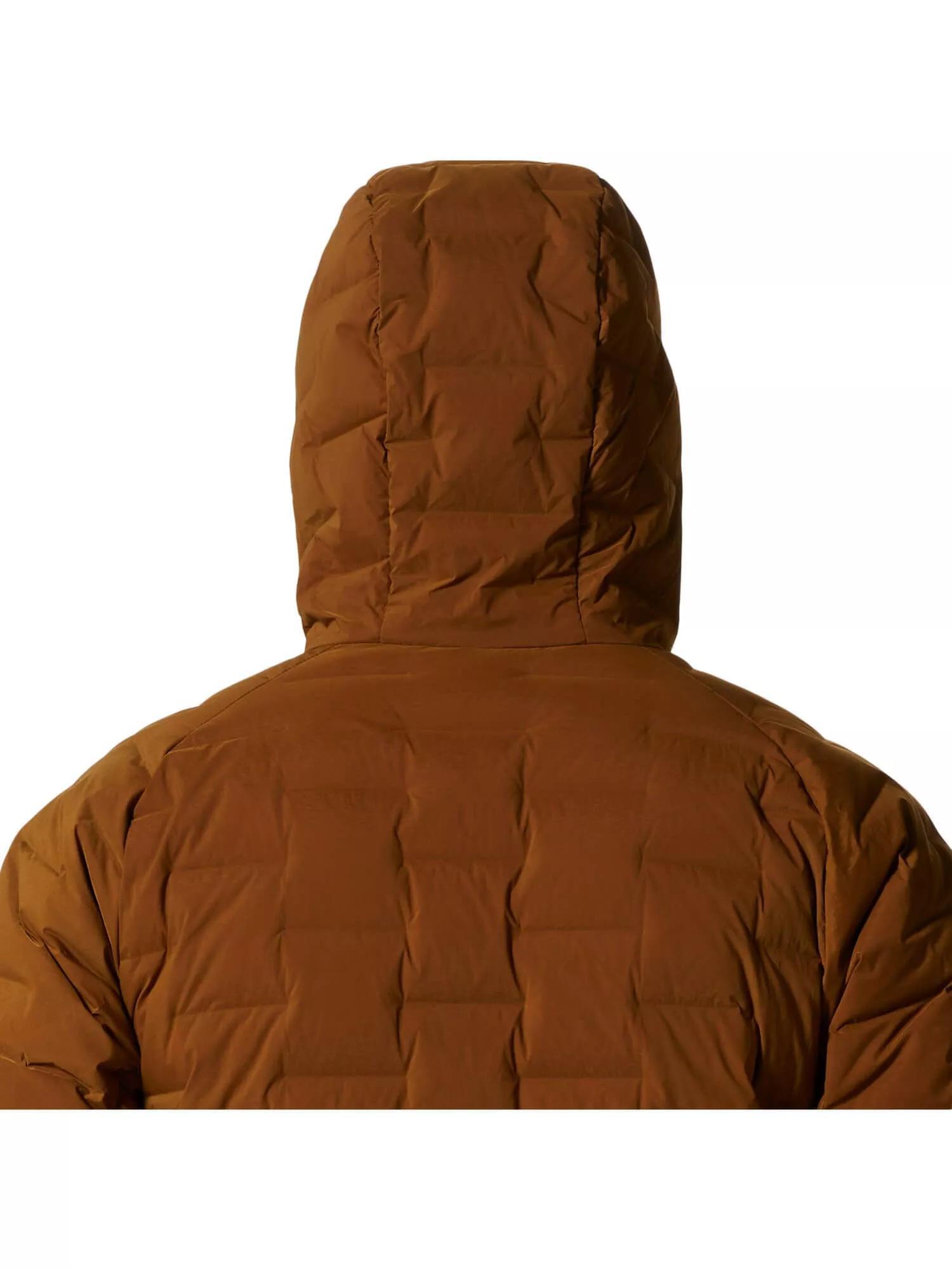 Daunenjacke Stretchdown Hoody Herren - braun 4/5