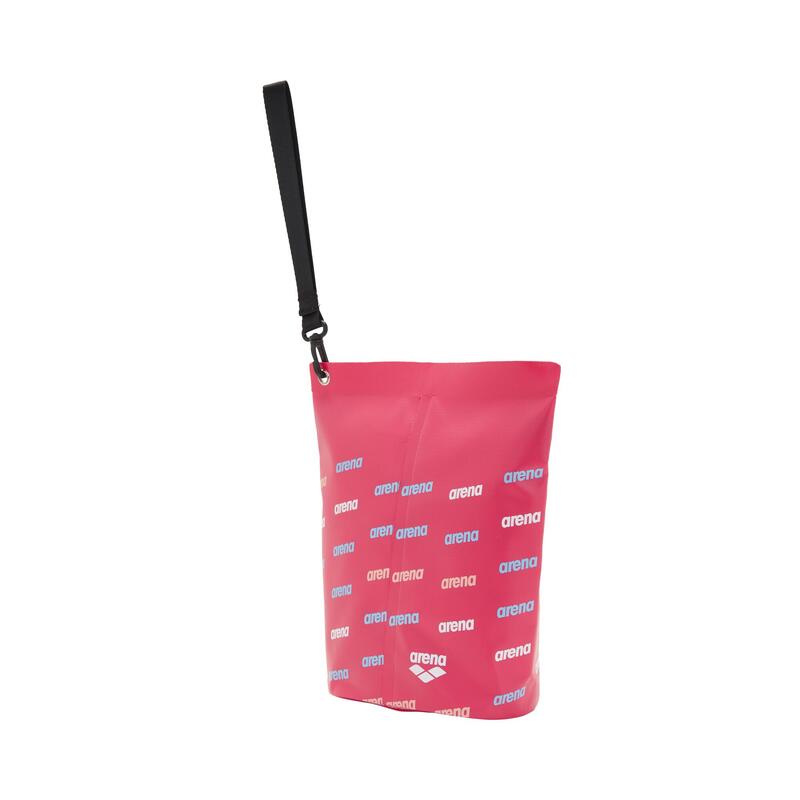 PASTEL POP ALLOVER HAND POUCH - Fuchsia