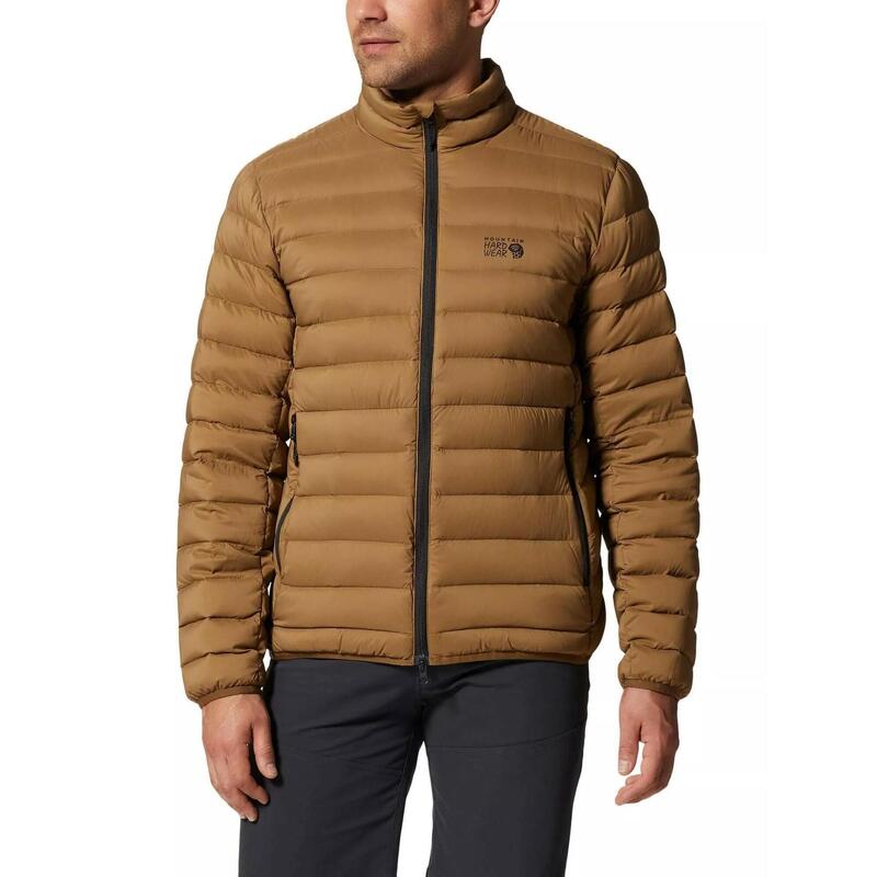 Jacheta de puf Deloro Down Jacket - maro barbati