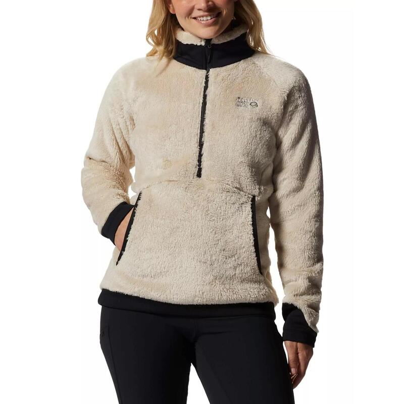 Sweter polarowy Polartec High Loft Pullover - piaskowy