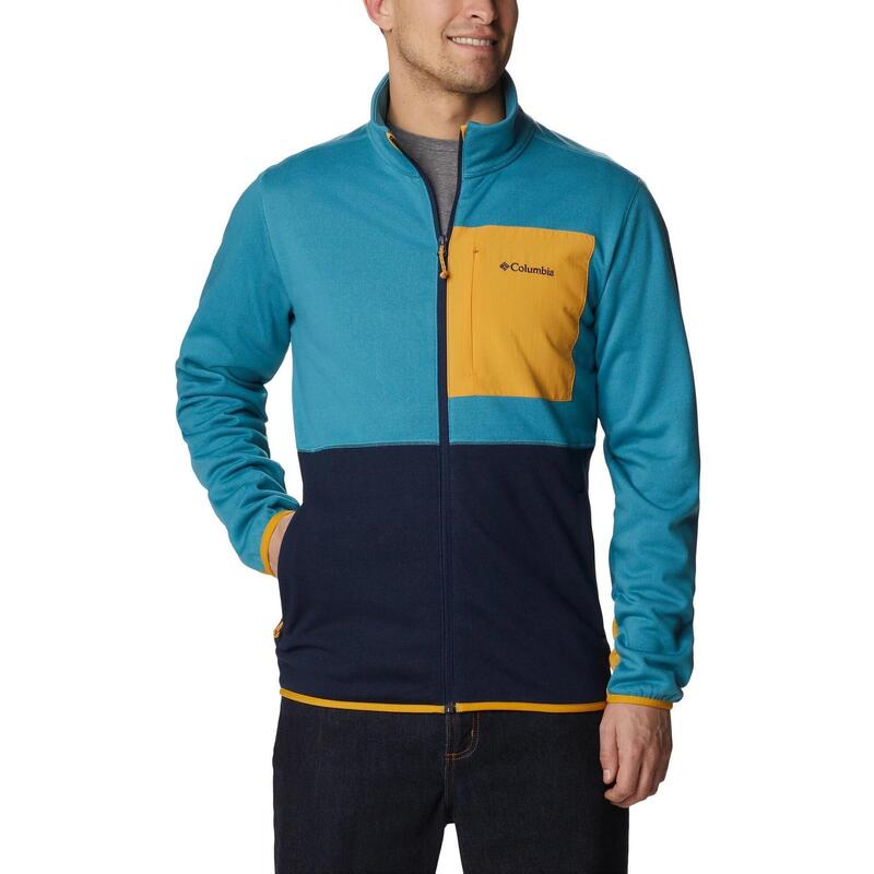 Columbia Hike Full Zip férfi polár pulóver - kék
