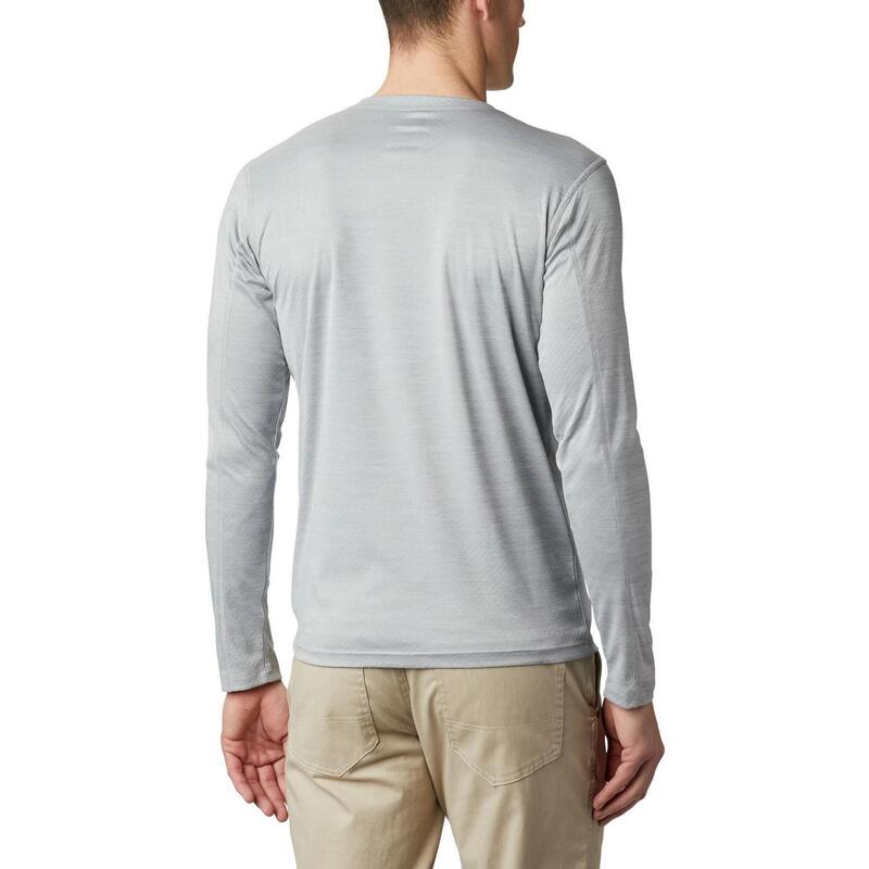 Tricou cu maneci lungi, pentru sport Zero Rules Long Sleeve Shirt - gri barbati