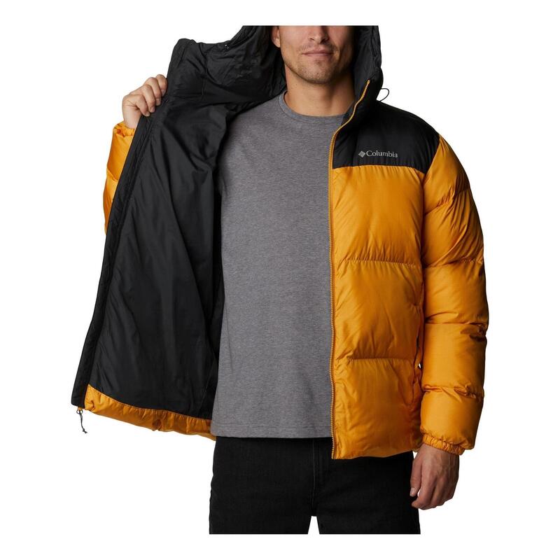 Wintermantel Puffect Hooded Jacket Herren - gelb
