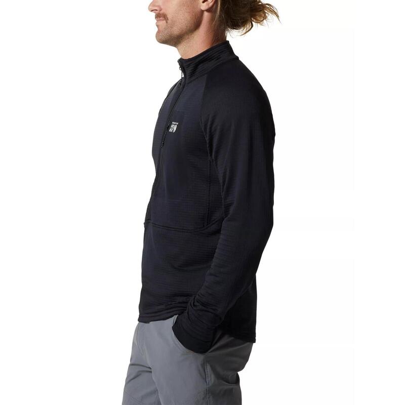 Pulover polar Polartec Power Grid Half Zip Jacket - negru barbati