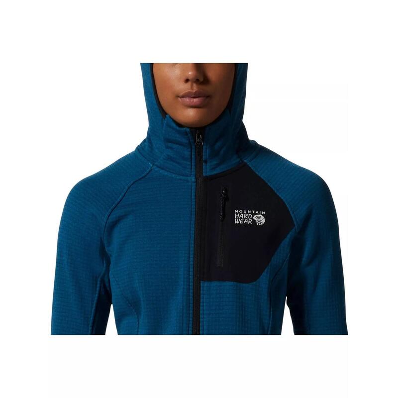 Pulover polar Polartec Power Grid Full Zip Hoody femei
