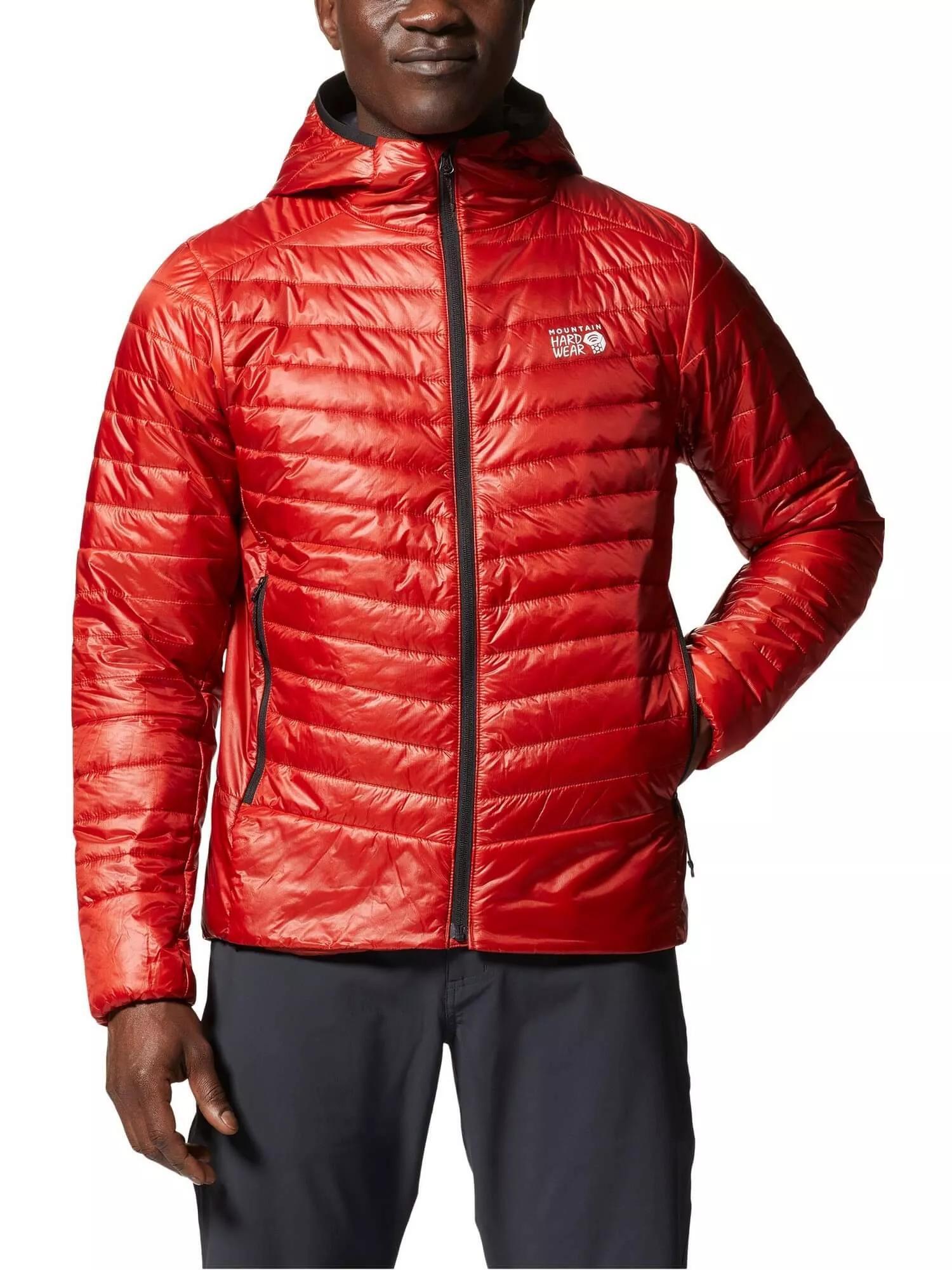 MOUNTAIN HARDWEAR Gesteppt übergangsjacke Ghost Shadow Hoody Herren - rot