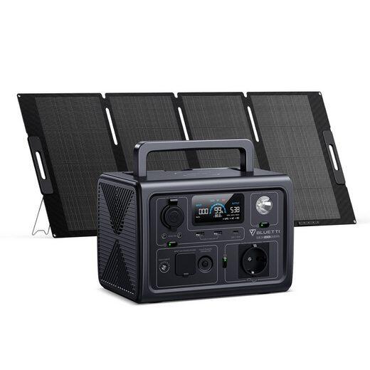 Gerador solar BLUETTI 268Wh/600W EB3A+MP200 para campismo ao ar livre