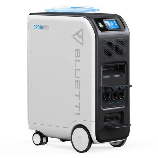 BLUETTI zonnegenerator EP500, 5100Wh LiFePO4 batterij voor thuisgebruik