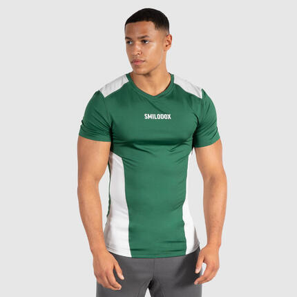 Herren T-Shirt Maison Mesh Olive