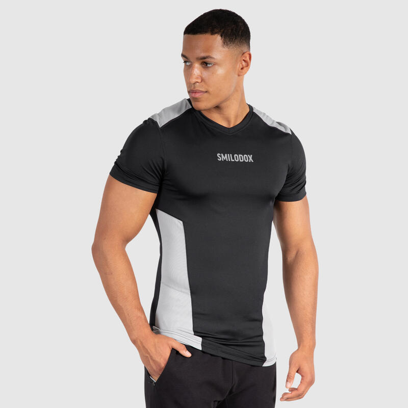 Herren T-Shirt Maison Mesh Schwarz für Sport & Freizeit