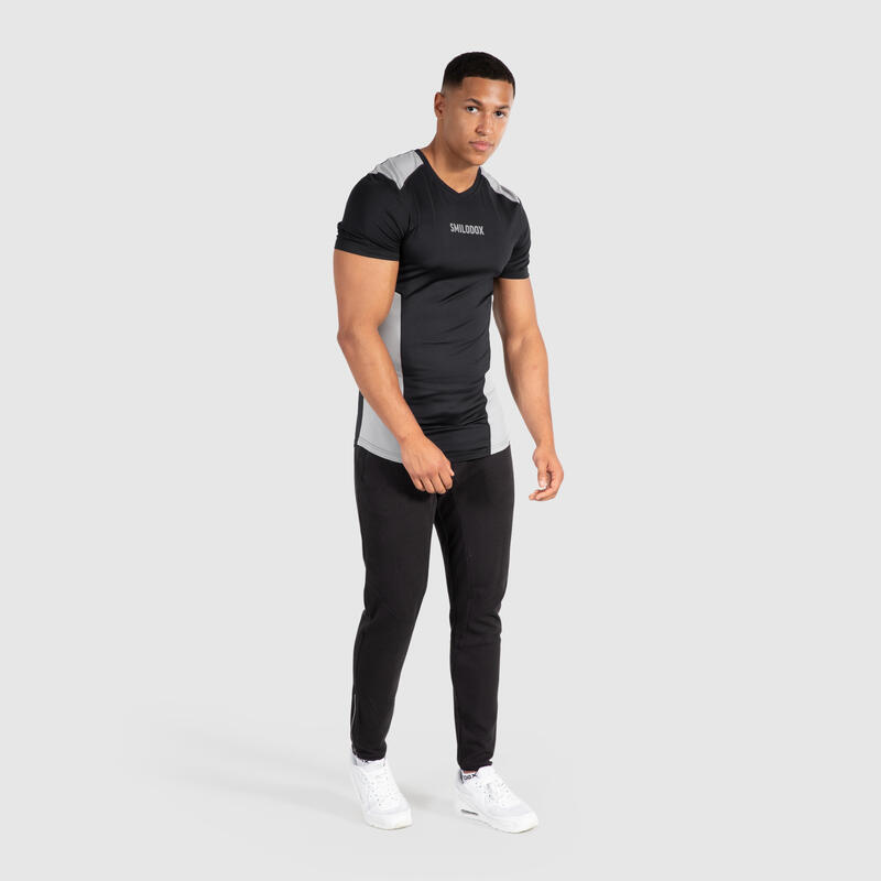 Herren T-Shirt Maison Mesh Schwarz für Sport & Freizeit