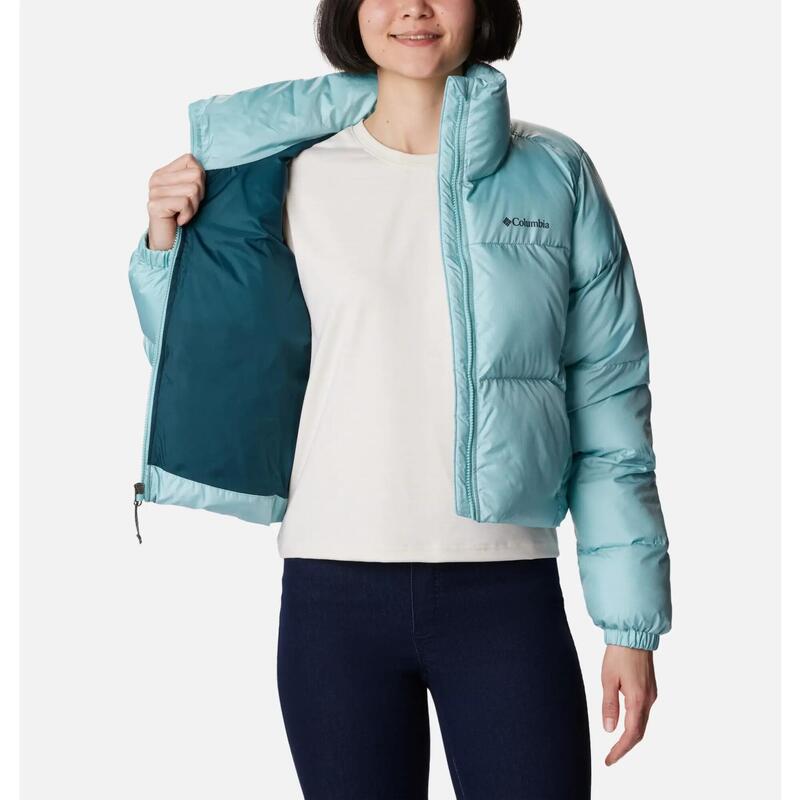 Fibras Y Plumas Mujer - COLUMBIA W Puffect™ Cropped Jacket - Aqua Haze