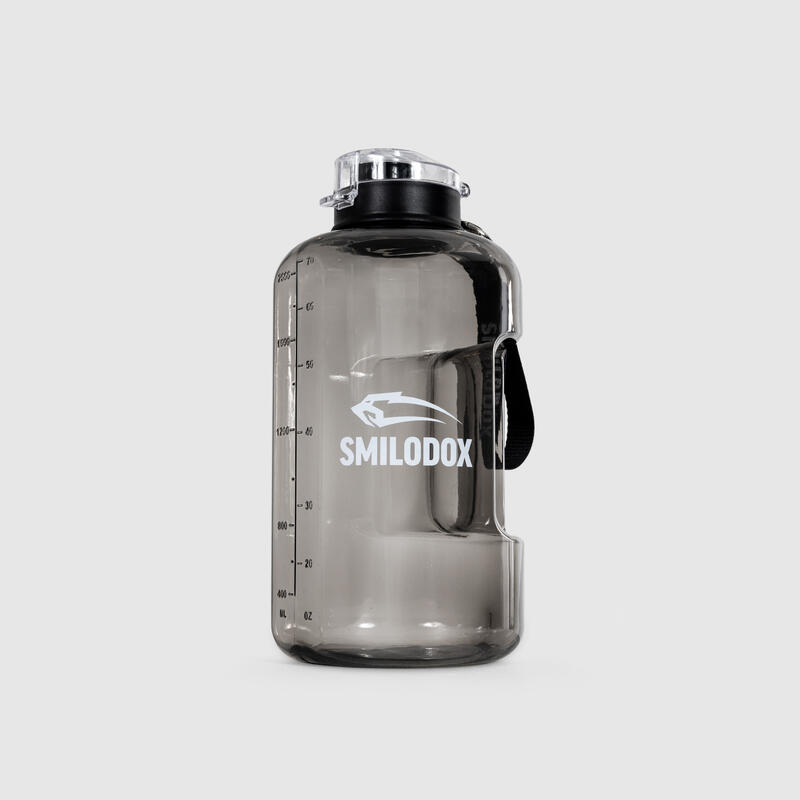 Unisex Trinkflasche 2,2L Anthrazit für Sport & Freizeit
