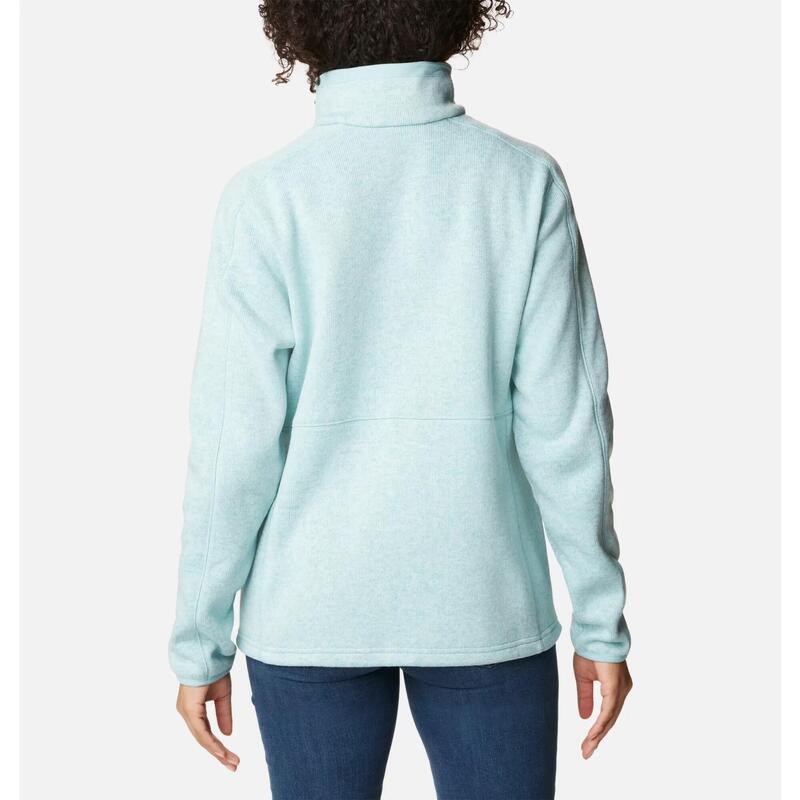 Casaco de lã de montanha para mulher - COLUMBIA Sweater Weather W - Aqua Haze