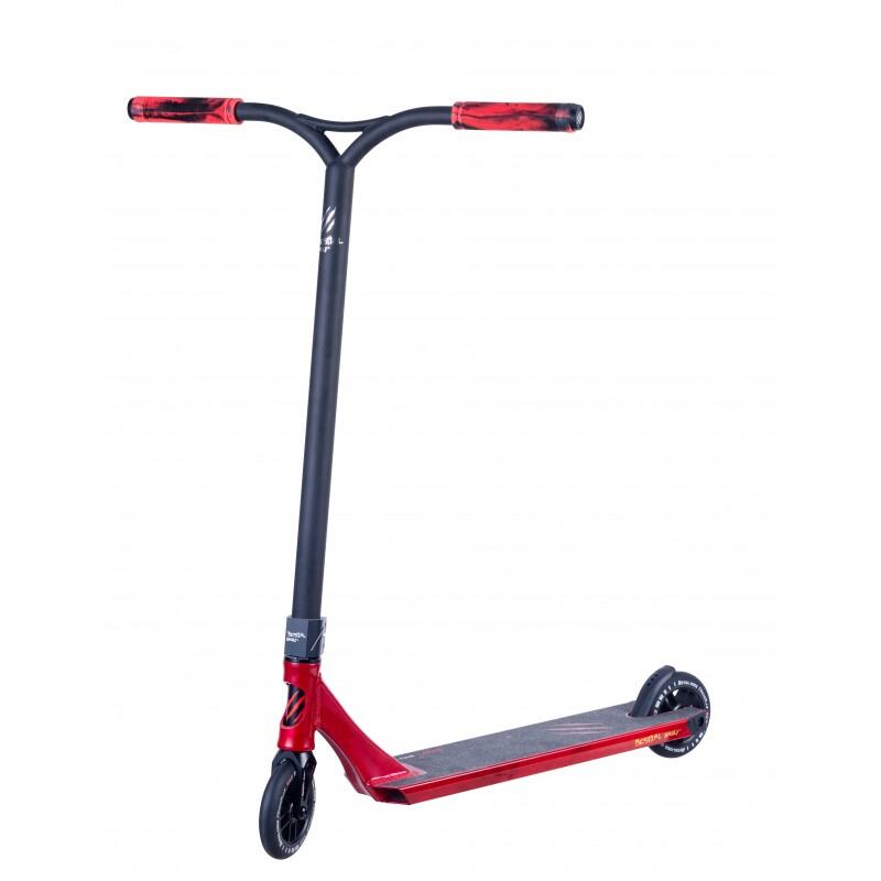 Trottinette pro freestyle unisexe Bestial Wolf Rockyr12 noir et rouge