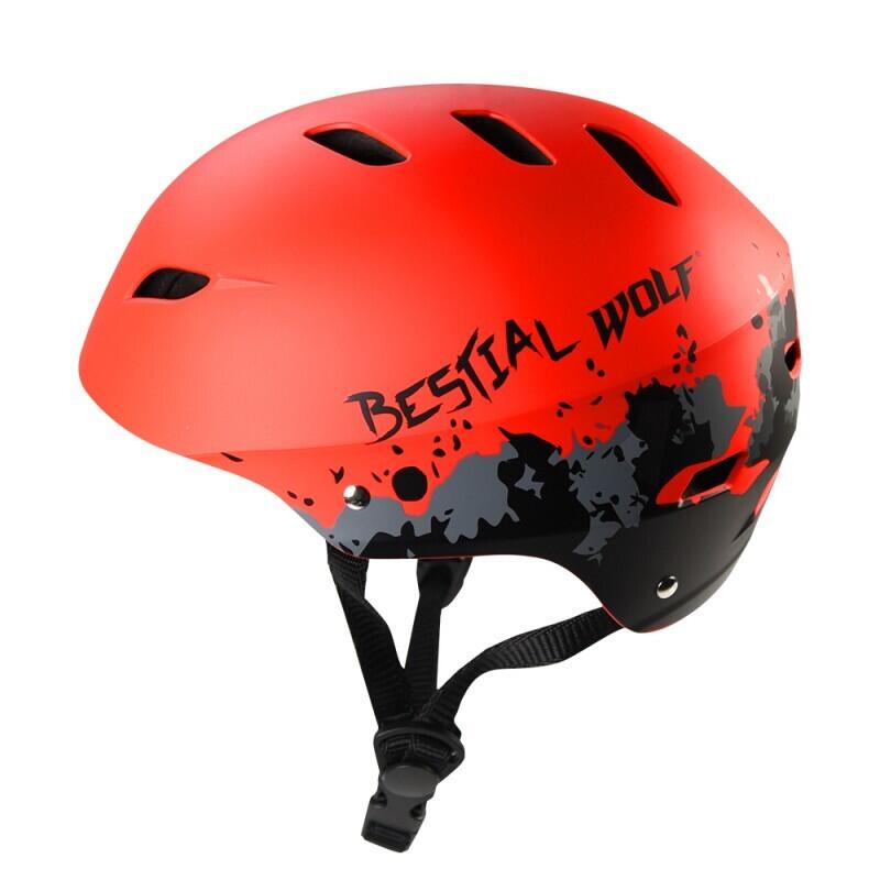 KASK SHELLRED BESTIAL WOLF UNIWERSALNY CZERWONY KOLOR