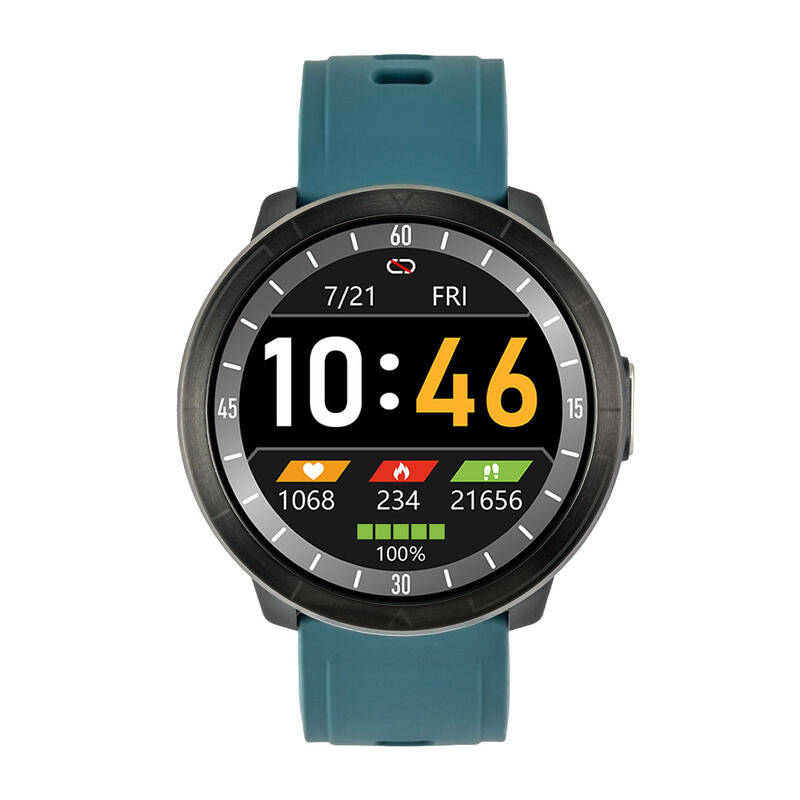 Montre connectée sport unisexe WM18 verte