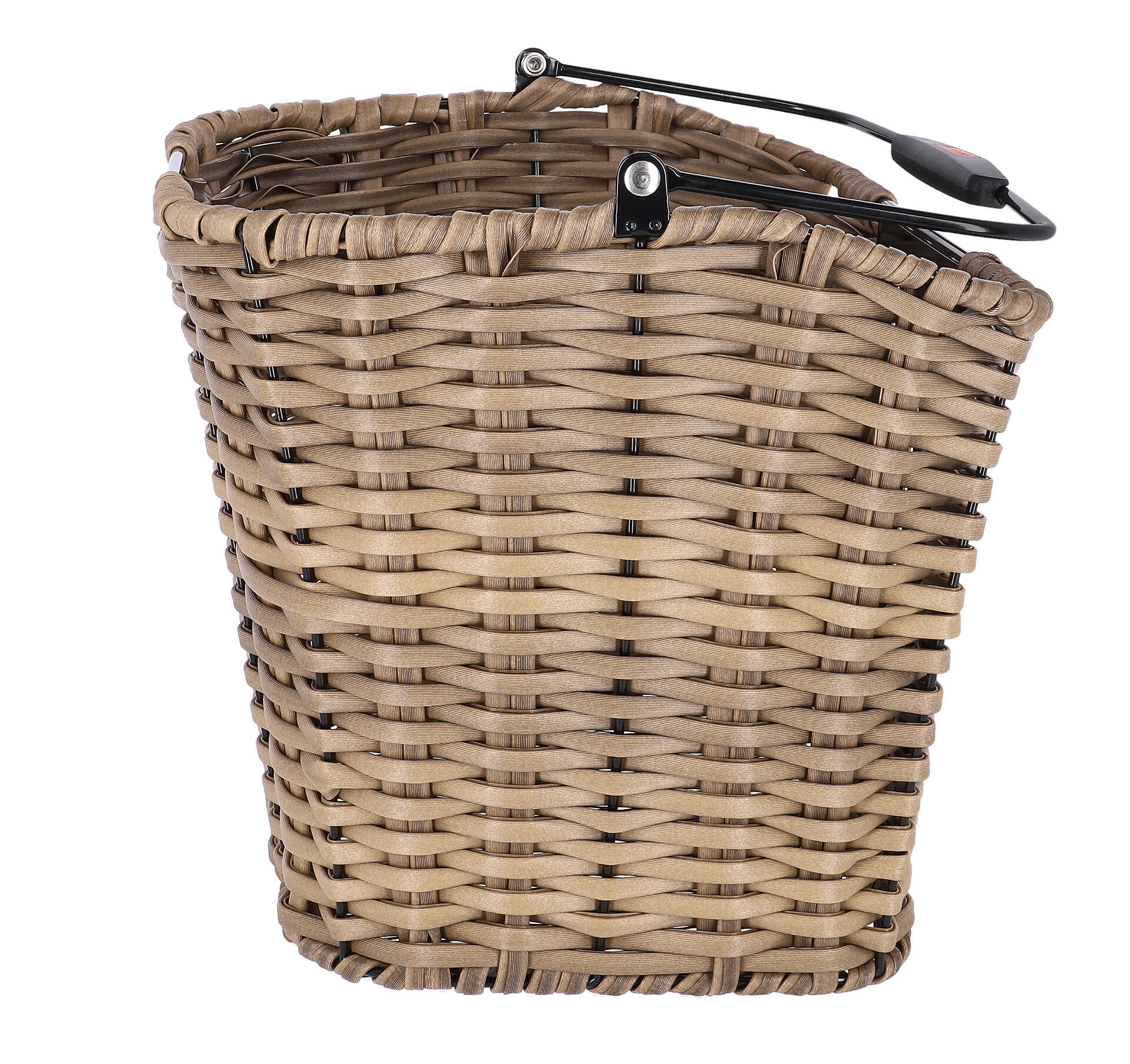Klickfix Vorderradkorb Structura 34x25x27cm,schilf/braun,gefl.,o. Adapter 2/4