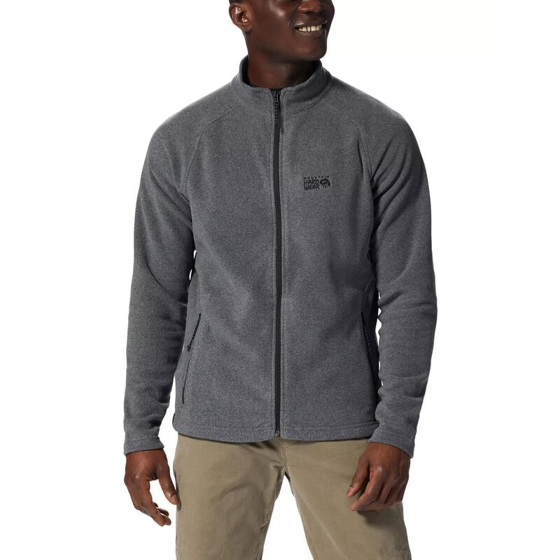 Pulover polar Polartec Microfleece Full Zip - gri barbati