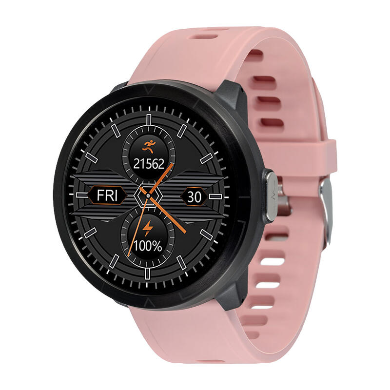 WM18 montre connectée de sport unisexe rose