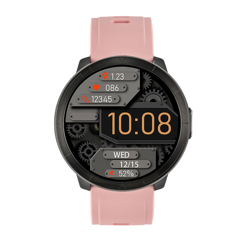 WM18 Unisex-Sport-Smartwatch in Rosa