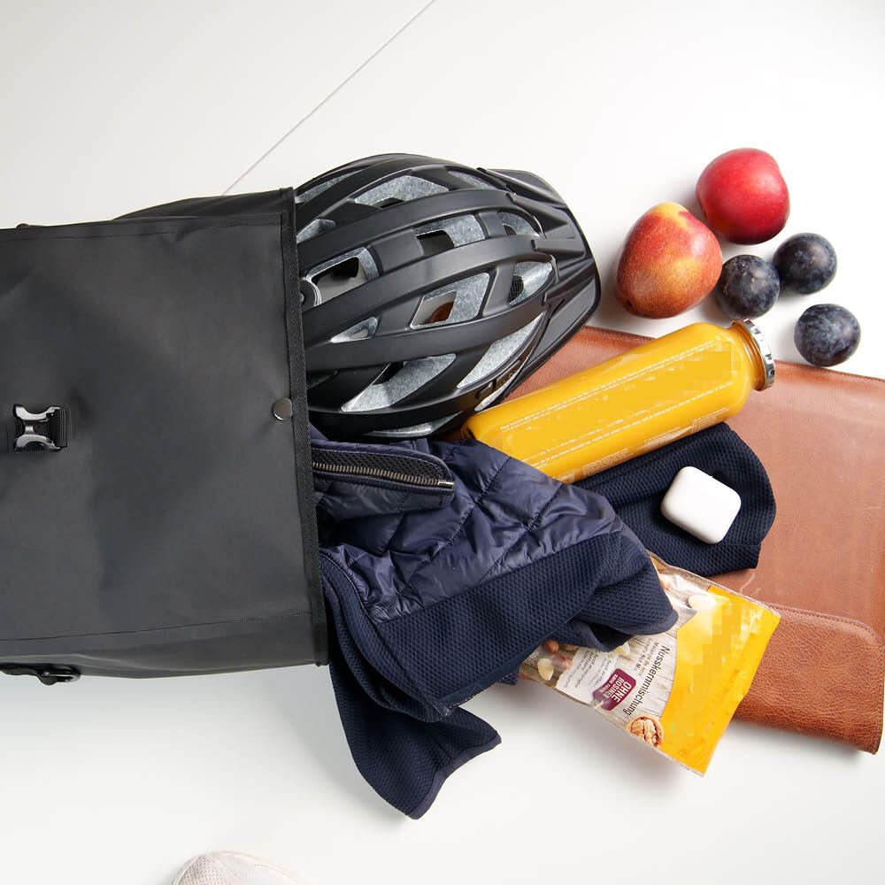 Fahrradtasche Pro 25L-Wasserdichte Gepäckträgertasche mit Schultergurt 2/6