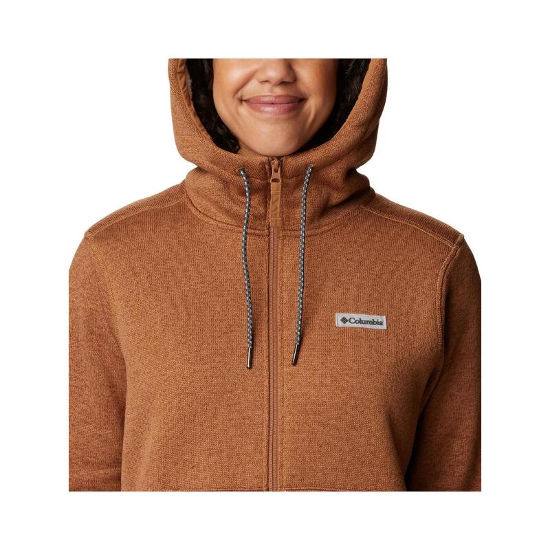 Bluza polarowa Sweater Weather Sherpa Full Zip - brązowa