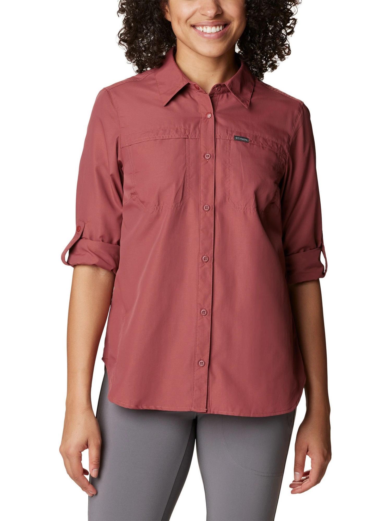Camiseta senderismo mujer Silver Ridge 3.0 4/7