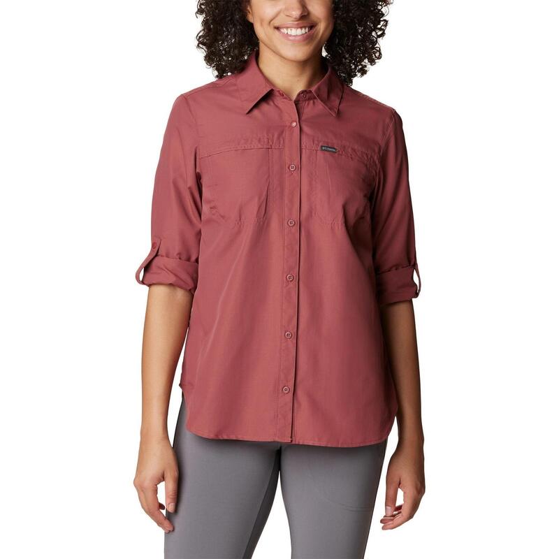Silver Ridge 3.0 Long Sleeve Shirt női túraing - piros
