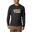 Langarm-Sportshirt Tech Trail Long Sleeve Graphic Herren - Schwarz