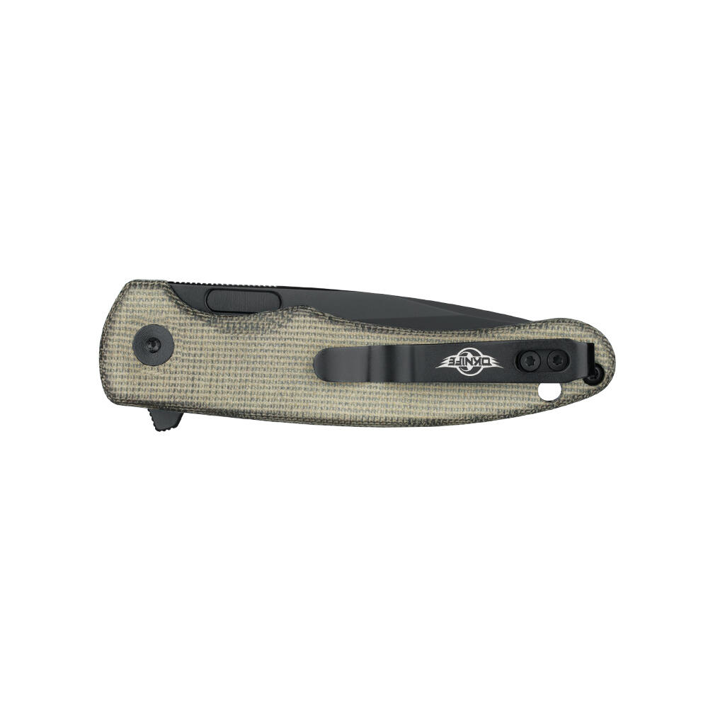 Navaja de acero inoxidable Mettle 2 Micarta OD Green Oknife 2/4