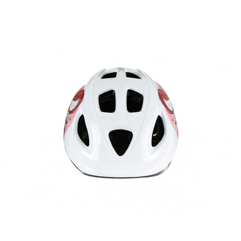 Casco da ciclismo per bambini Principessa Bianco