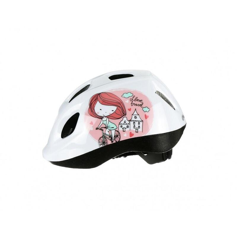 Casco da ciclismo per bambini Principessa Bianco