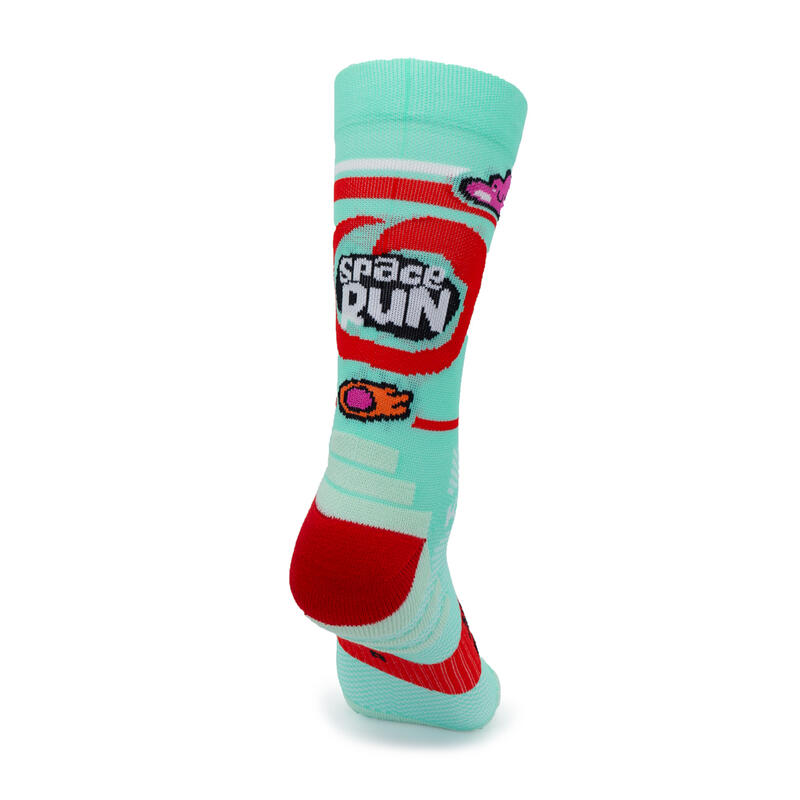 CHAUSSETTES DE RUNNING 1 FIL  - mixte - couleur VERT (41-45) UNISEXE