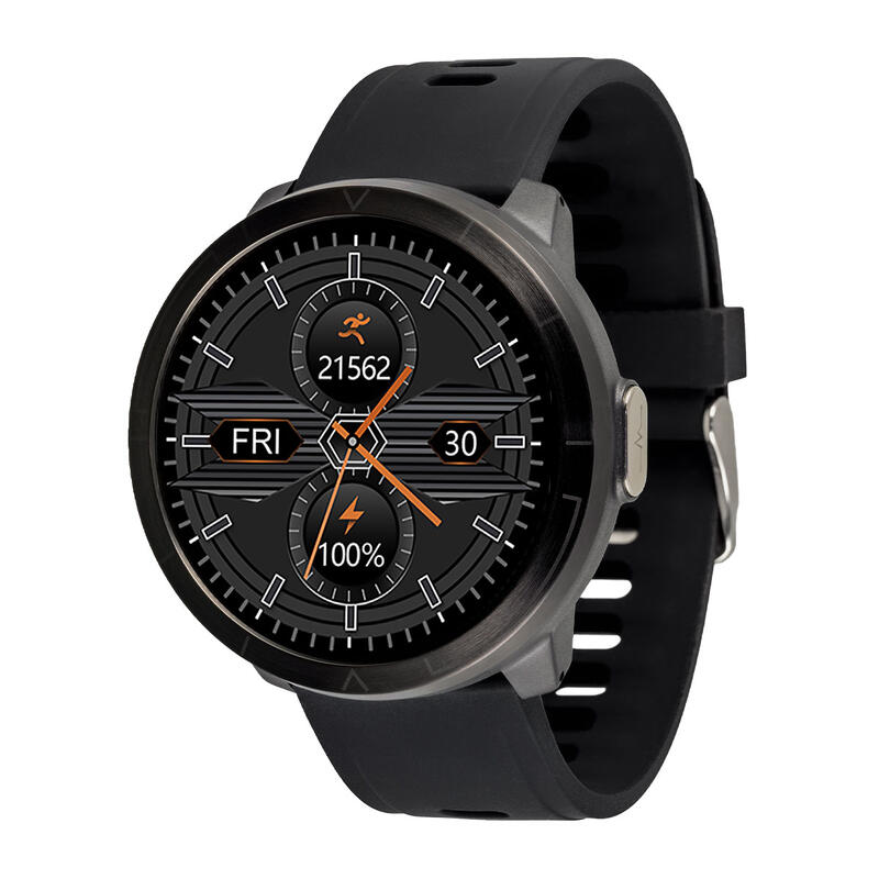 Relógio Smartwatch desportivo WM18 preto