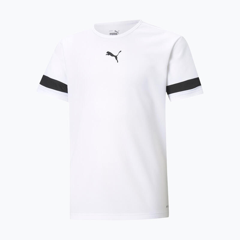 Camiseta Puma Teamrise Jersey Jr Branca Criança