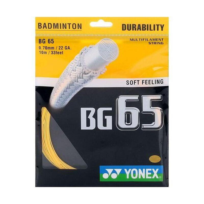 Naciąg do rakiety do badmintona Yonex BG65 10m