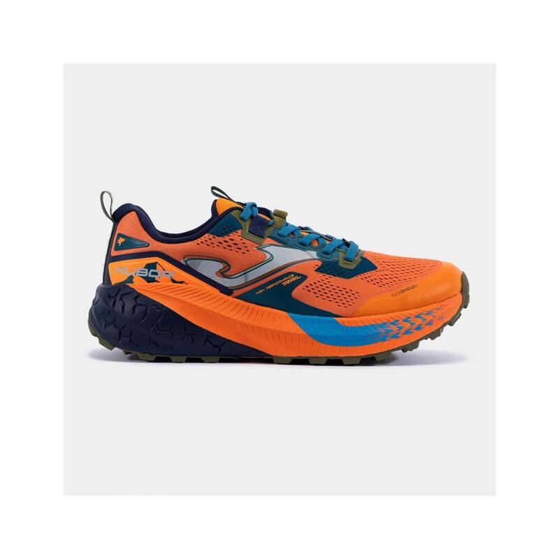 Zapatillas Trail Hombre JOMA RIFT AISLATEX 2322. Gris-Naranja. Por