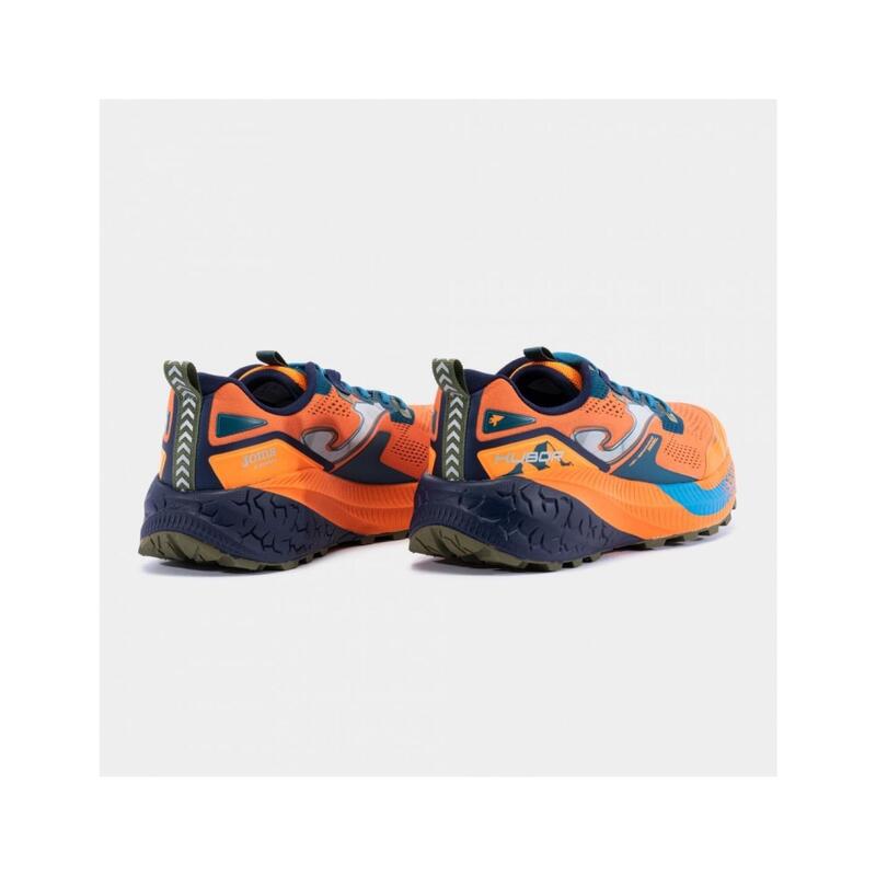 Zapatilla Trekking Hombre Joma Kubor 2308 Naranja Marino Transpirable