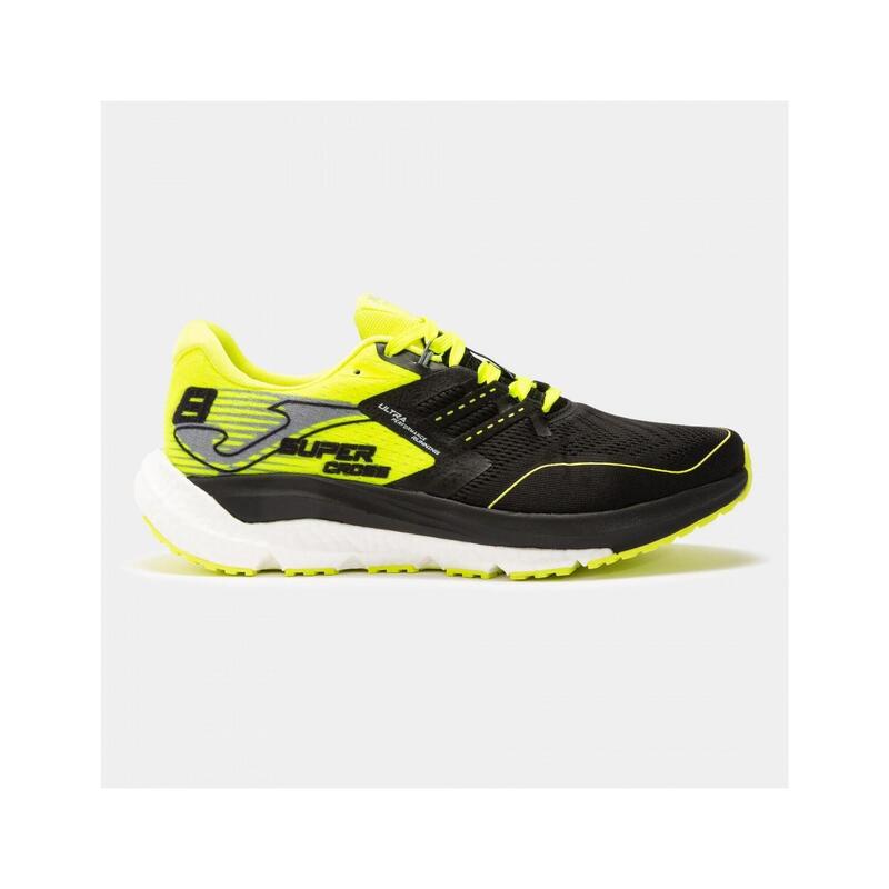 Zapatilla Running Hombre Joma Supercross 2301 Negro Amarillo Flexible