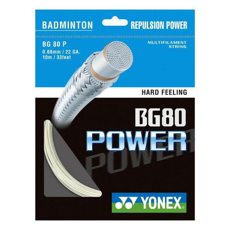 Naciąg do rakiety do badmintona Yonex BG 80 Power 10m