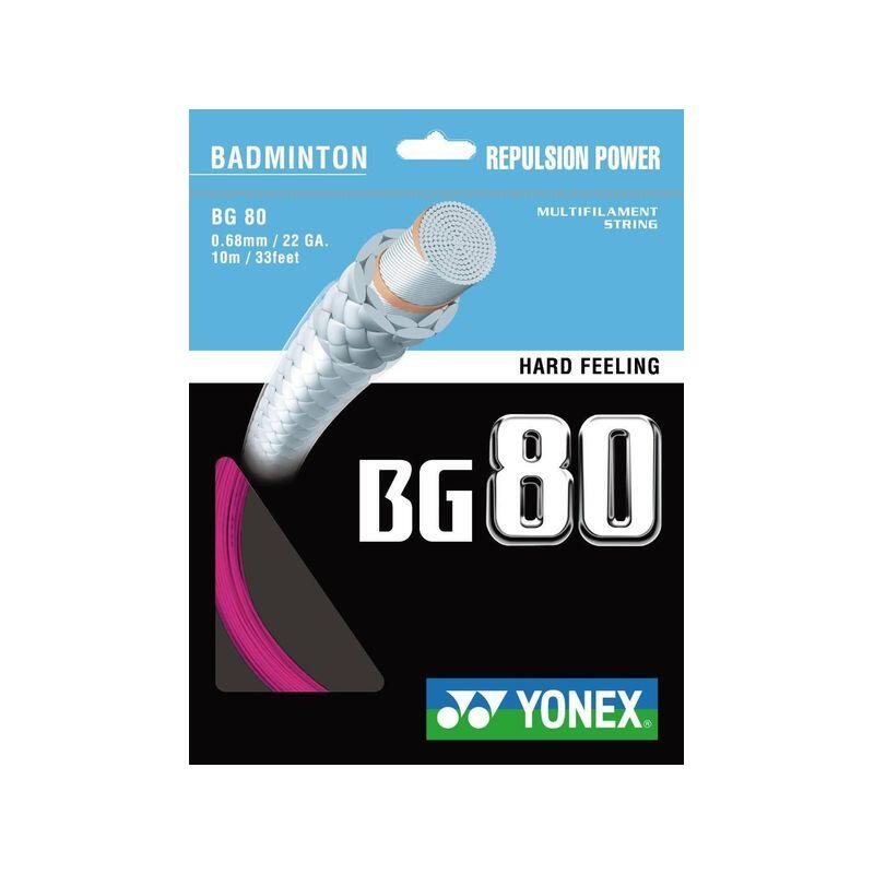 Naciąg do rakiety do badmintona Yonex BG 80 10m
