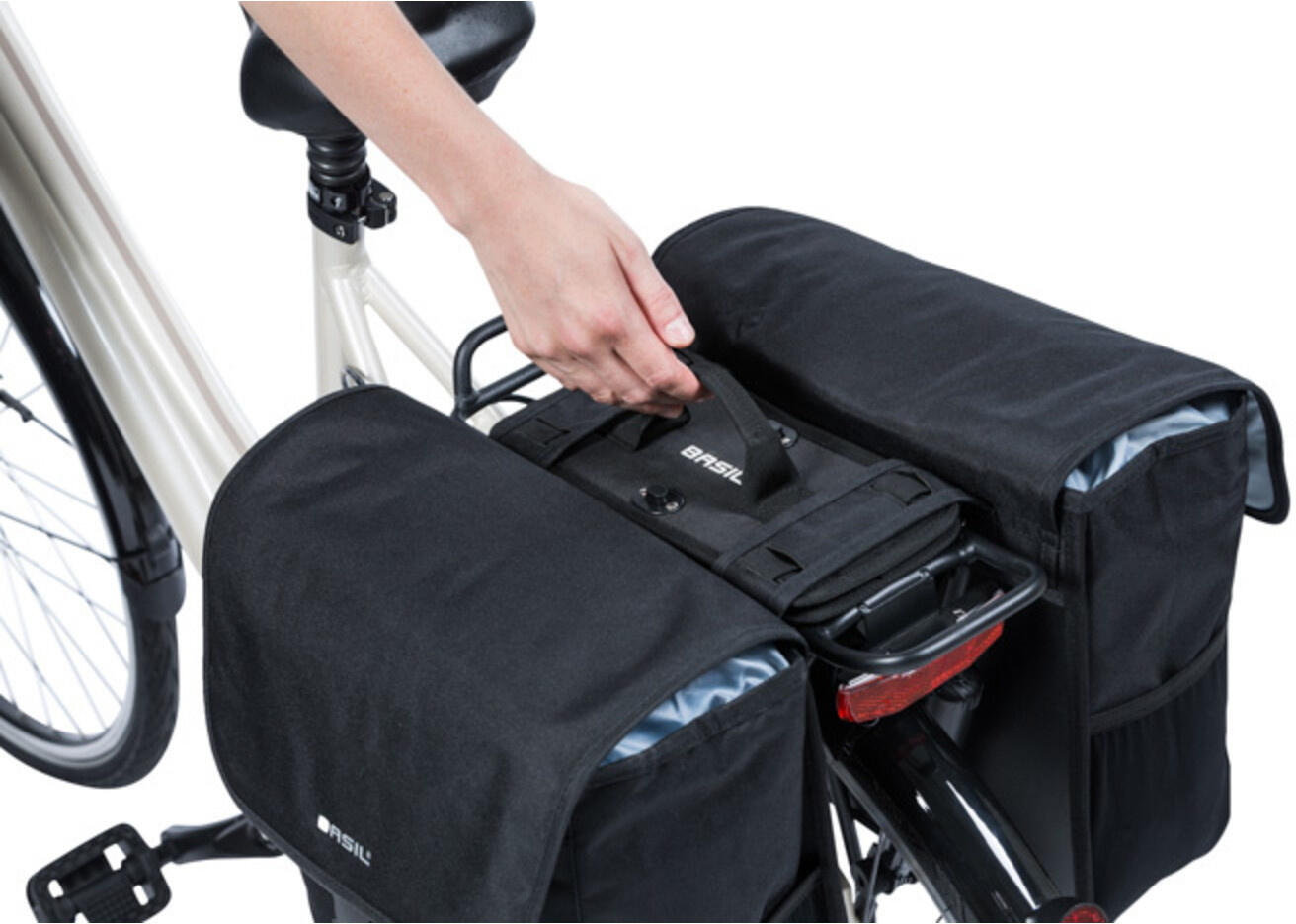 Maniglia per convertire la borsa in una borsa da trasporto Basil 5/7