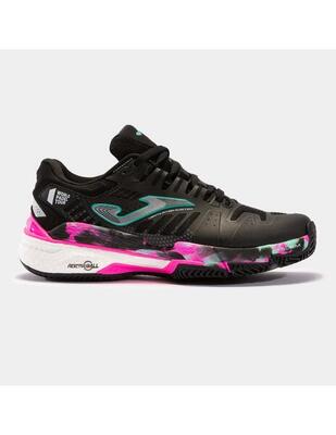 Zapatilla Pádel Mujer Joma Slam 2201 Negro Fucsia Confortable