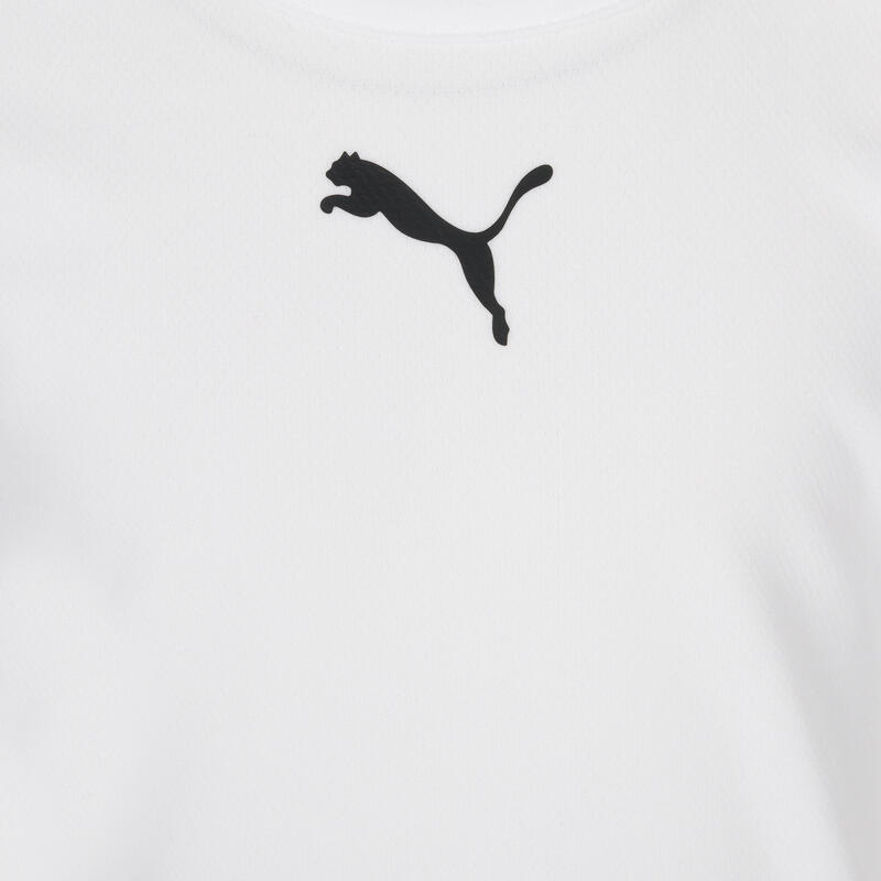 Camiseta Puma Teamrise Jersey Jr Branca Criança