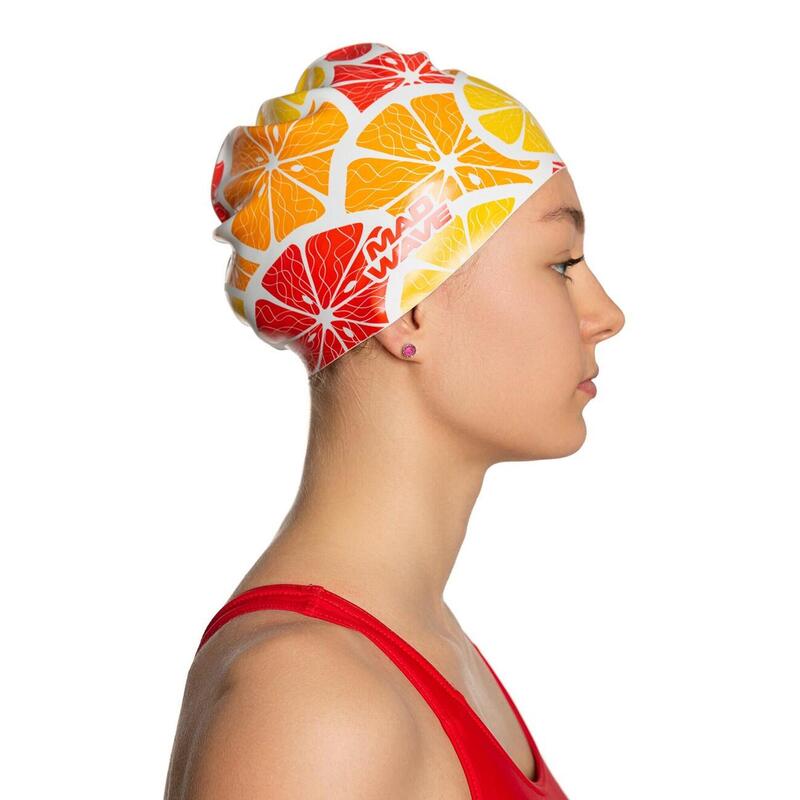 Gorro de natación silicona Citrus amarillo