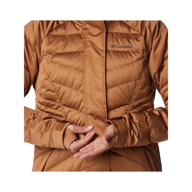 Jacheta de strada Lay D Down III Mid Jacket - maro femei