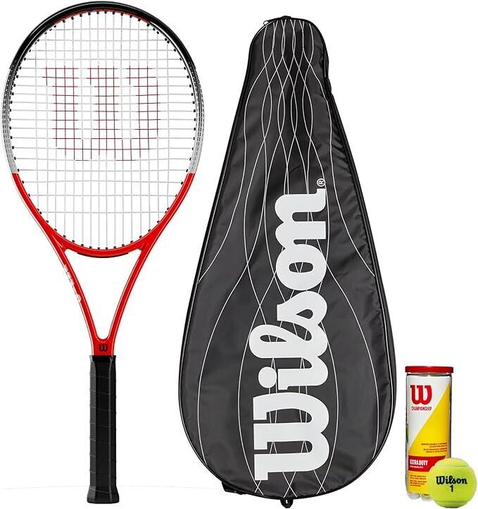 WILSON Wilson Pro Staff Precision RXT 105 Tennis Racket, Tennis Cover & 3 Tennis Balls