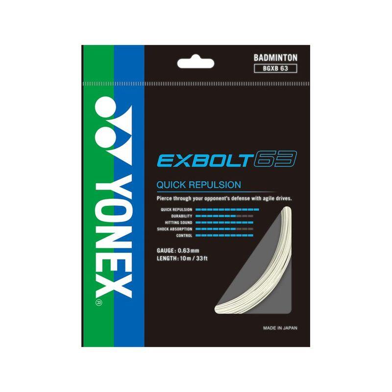 YONEX Badminton racketsnaren Yonex Bg Exbolt 63