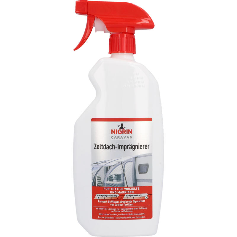 NIGRIN CARAVAN Zeltdach-Imprägnierer für alle Outdoor-Textilien 750ml 2/7